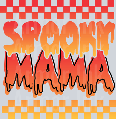 Spooky Mama DTF transfer