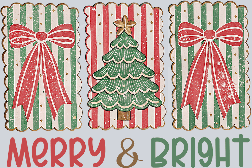 Coquette Christmas Merry and Bright