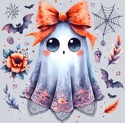 Halloween Ghost DTF transfer