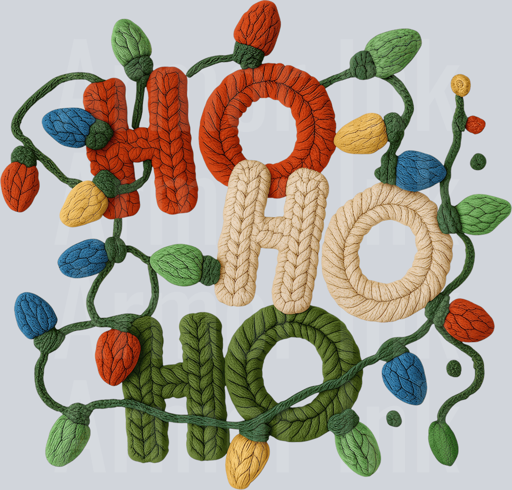 Ho Ho Ho Png Crochet Christmas