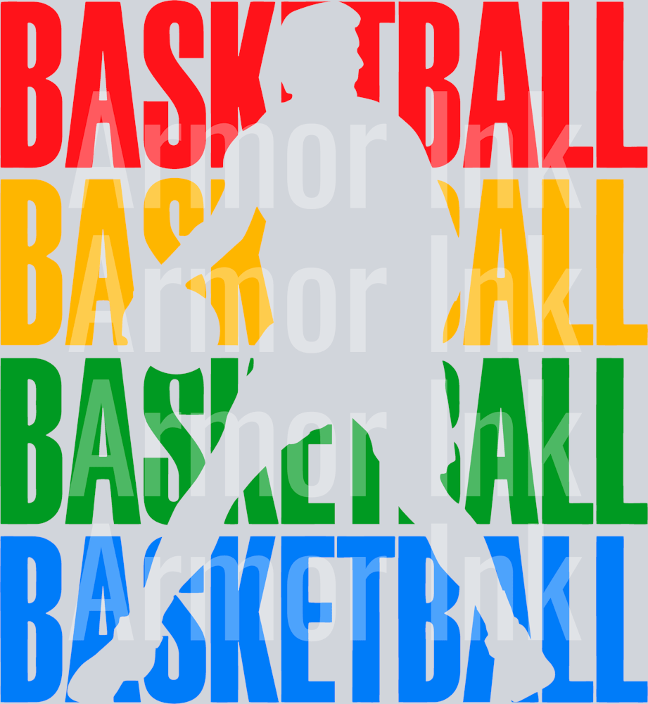 Basketball Color DTF Transfer | Ready-To-Press
