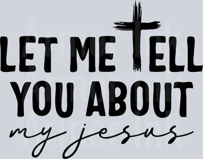 Let me tell you about my Jesus DTF transfer