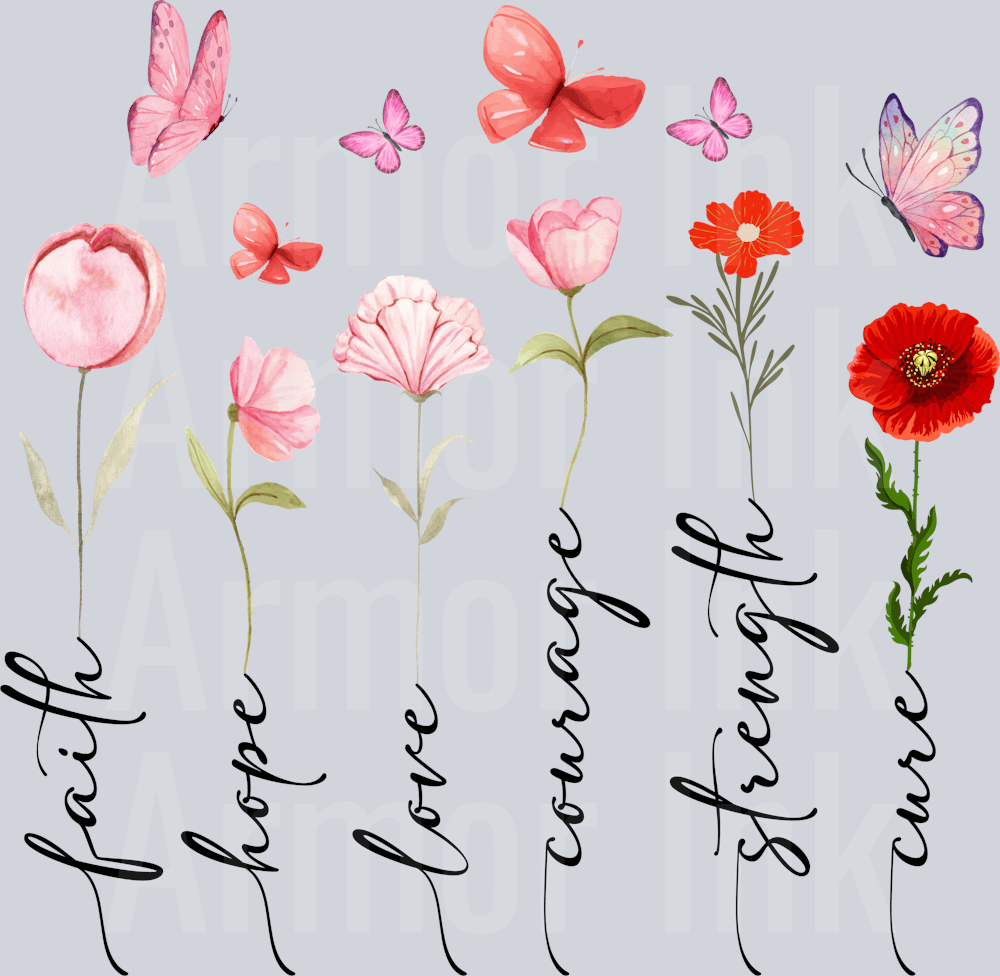 Faith Hope Love Courage Strength Cure