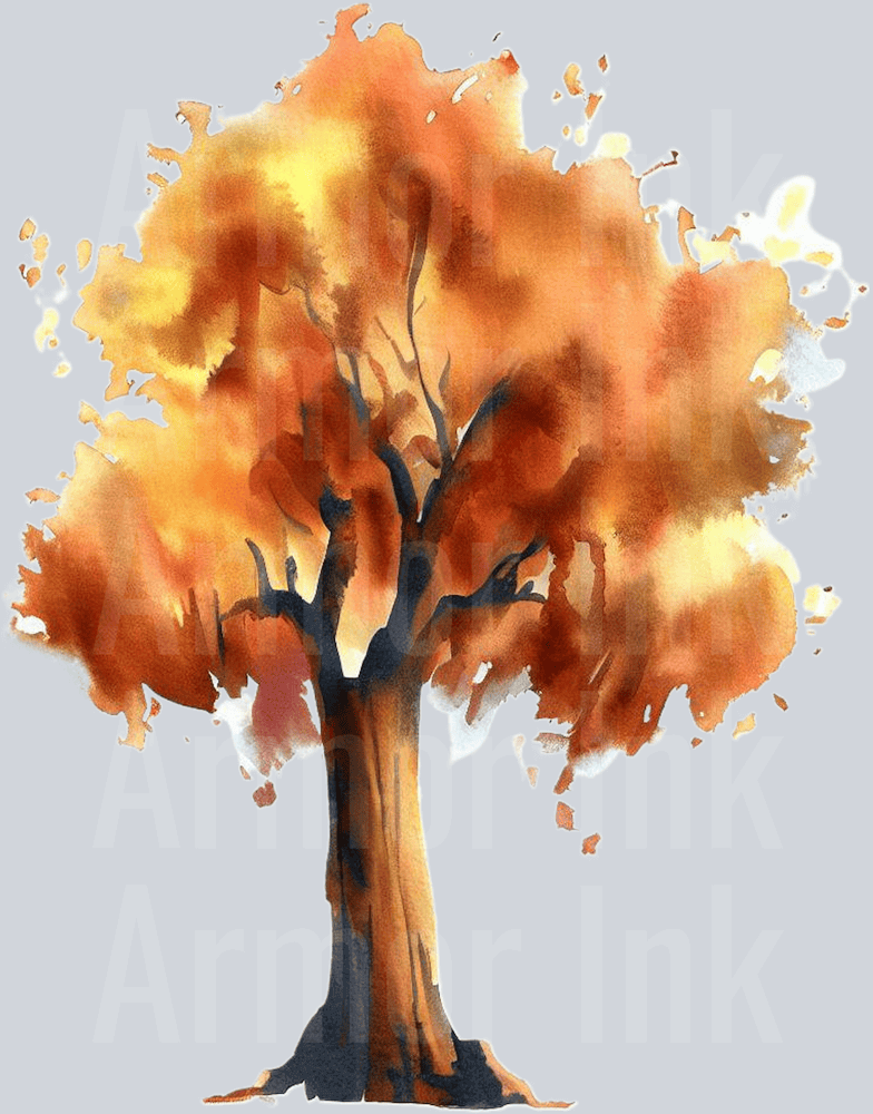Autumn Tree DTF transfer