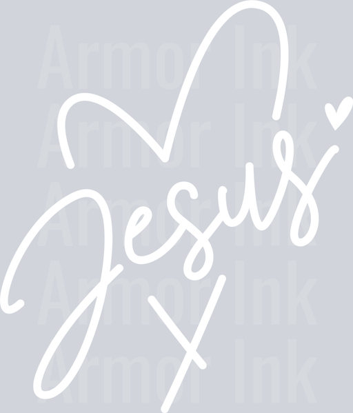 Jesus Heart (white)