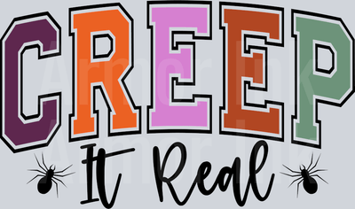 Creep It Real DTF transfer