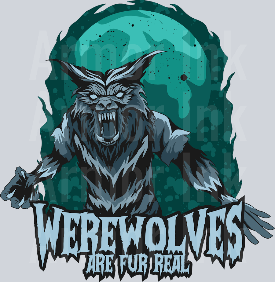 Werewolves are Fur Real DTF transfer