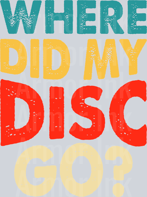 Where Did My Disc Go