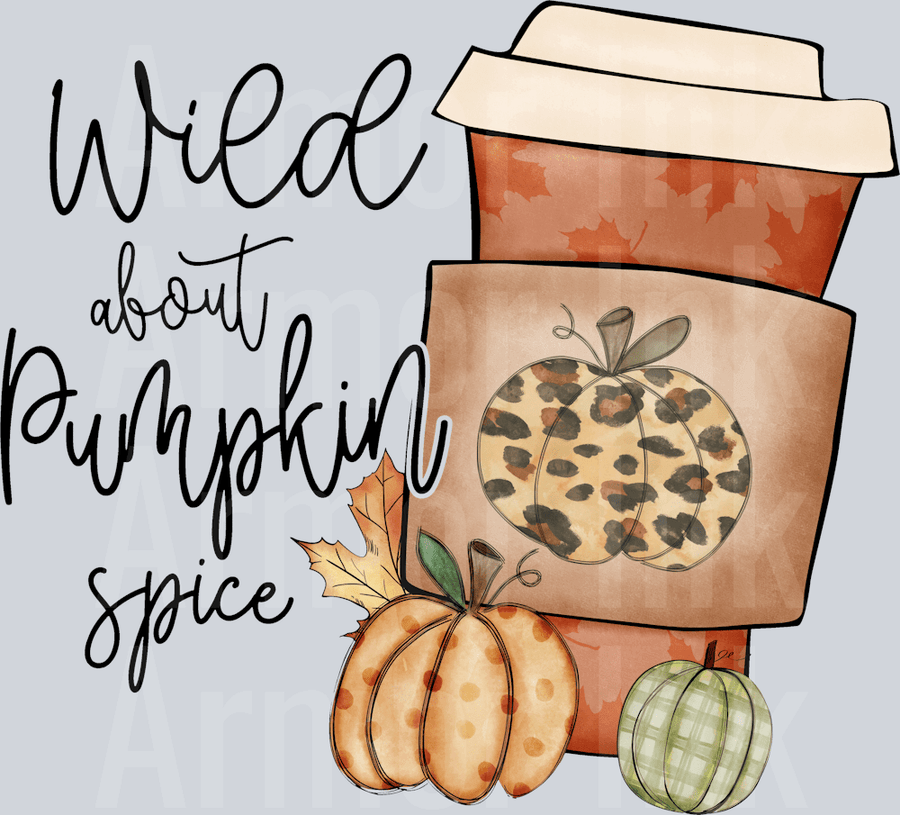 Wild About Pumpkin Spice DTF transfer