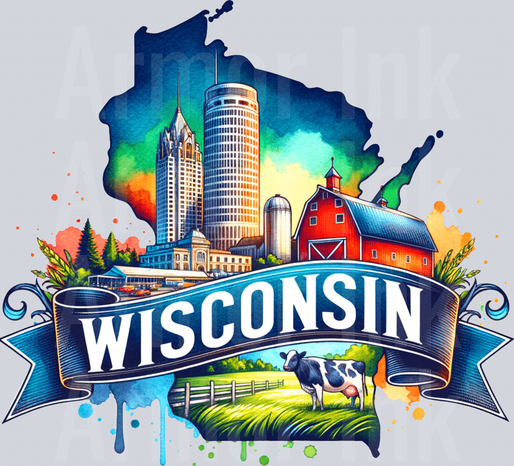 Wisconsin DTF Transfer | Ready-To-Press