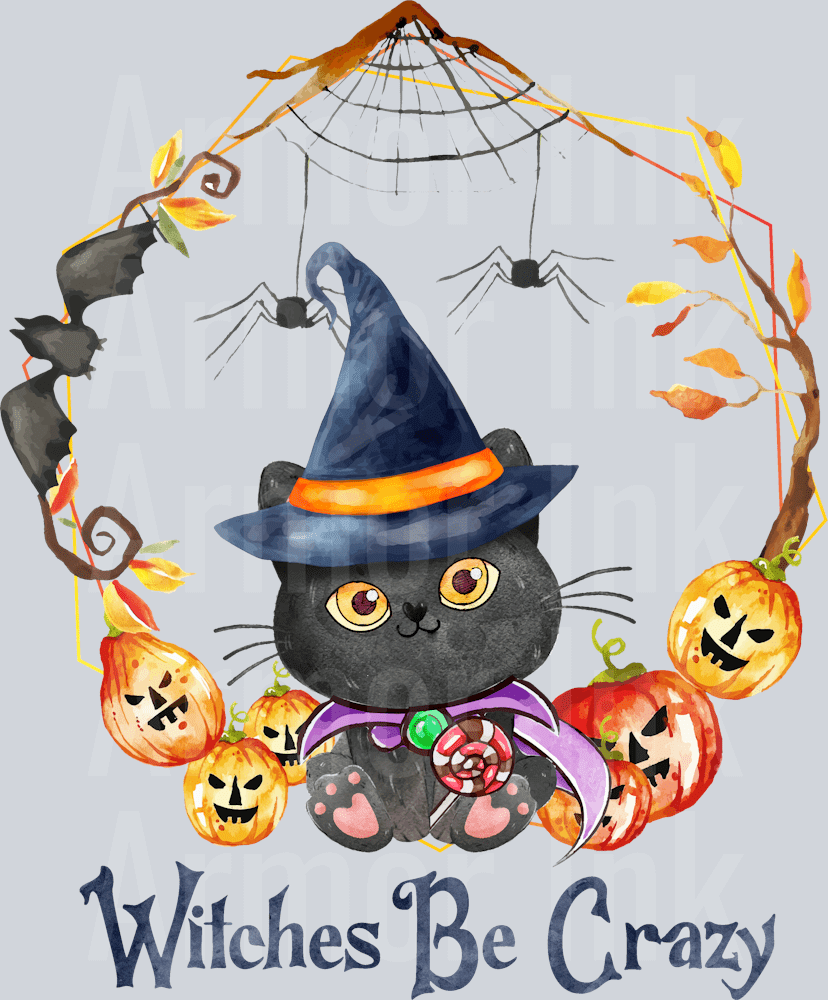 Witches Be Crazy DTF transfer