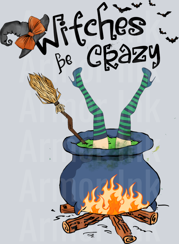 Witches Be Crazy DTF transfer
