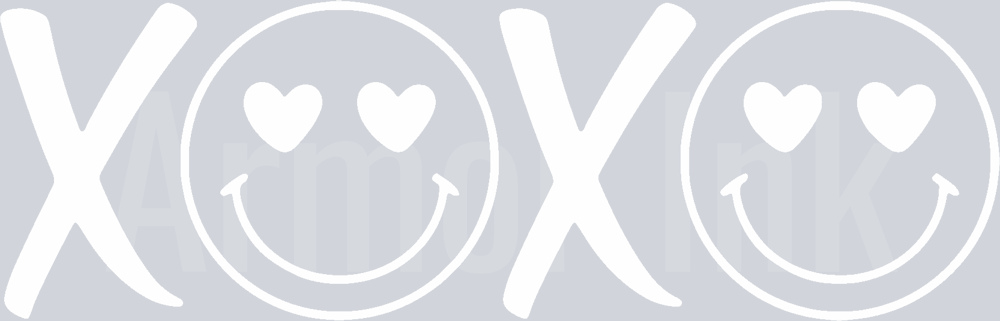 XOXO Smiley White