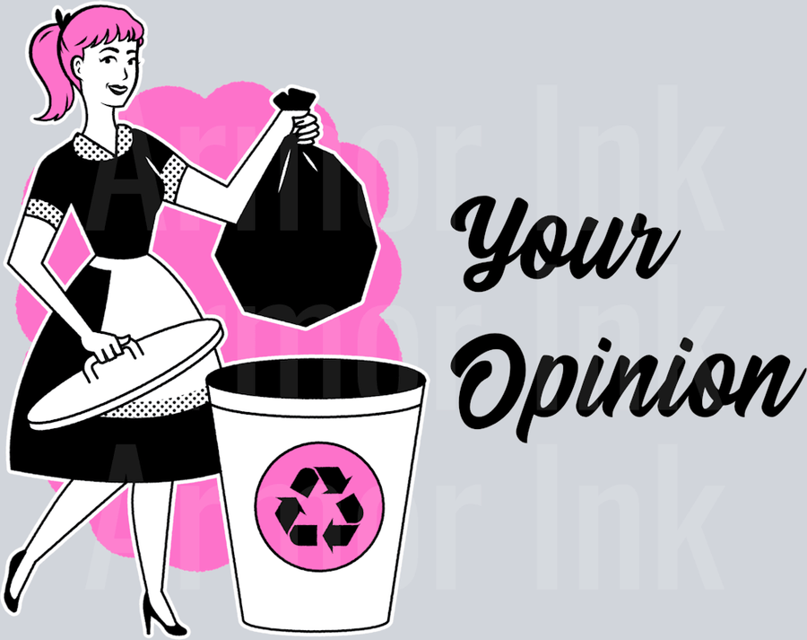 Your Opinion Trash DTF transfer